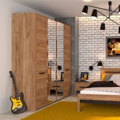 АФИНА А11а Шкаф для одежды (крафт) в Еманжелинске - emanzhelinsk.mebel24.online | фото 2