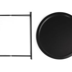 Журнальный стол Tray 47х51 black в Еманжелинске - emanzhelinsk.mebel24.online | фото 3