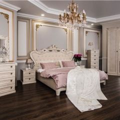 Комод 4 ящика Афина + Зеркало ППУ Афина (крем корень) в Еманжелинске - emanzhelinsk.mebel24.online | фото 7