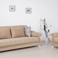 Комплект Роуз ТД 412 диван-кровать + кресло + комплект подушек в Еманжелинске - emanzhelinsk.mebel24.online | фото