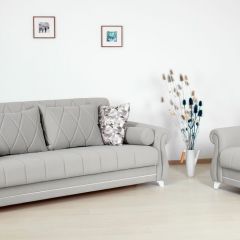 Комплект Роуз ТД 414 диван-кровать + кресло + комплект подушек в Еманжелинске - emanzhelinsk.mebel24.online | фото 1