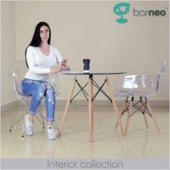 Кресло Barneo N-14-14 SteelMold прозрачный в Еманжелинске - emanzhelinsk.mebel24.online | фото 2