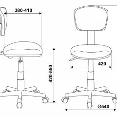 Кресло детское Бюрократ CH-W299/SD/TW-18 салатовый в Еманжелинске - emanzhelinsk.mebel24.online | фото 4