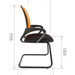 Кресло для оператора CHAIRMAN 696 V (ткань TW-11/сетка TW-04) в Еманжелинске - emanzhelinsk.mebel24.online | фото 4