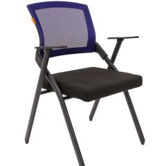 Кресло для посетителей CHAIRMAN NEXX (ткань стандарт черный/сетка DW-61) в Еманжелинске - emanzhelinsk.mebel24.online | фото 1