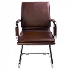 Кресло для посетителя Бюрократ CH-993-Low-V/Brown коричневый в Еманжелинске - emanzhelinsk.mebel24.online | фото 4