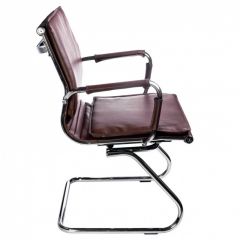Кресло для посетителя Бюрократ CH-993-Low-V/Brown коричневый в Еманжелинске - emanzhelinsk.mebel24.online | фото 2