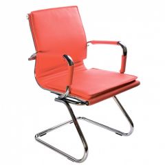Кресло для посетителя Бюрократ CH-993-Low-V/Red красный в Еманжелинске - emanzhelinsk.mebel24.online | фото