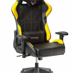 Кресло игровое Бюрократ VIKING 5 AERO YELLOW черный/желтый в Еманжелинске - emanzhelinsk.mebel24.online | фото