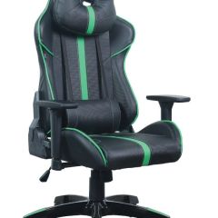Кресло компьютерное BRABIX "GT Carbon GM-120" (черное/зеленое) 531929 в Еманжелинске - emanzhelinsk.mebel24.online | фото