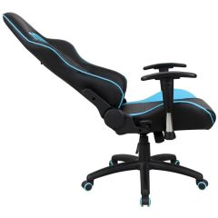 Кресло компьютерное BRABIX "GT Master GM-110" (черное/голубое) 531928 в Еманжелинске - emanzhelinsk.mebel24.online | фото 5