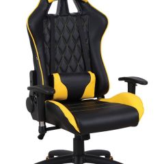 Кресло компьютерное BRABIX "GT Master GM-110" (черное/желтое) 531927 в Еманжелинске - emanzhelinsk.mebel24.online | фото