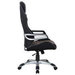 Кресло компьютерное BRABIX Techno GM-002 (ткань) черное/серое, вставки белые (531815) в Еманжелинске - emanzhelinsk.mebel24.online | фото 4