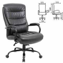 Кресло офисное BRABIX PREMIUM "Heavy Duty HD-004" (черное) 531942 в Еманжелинске - emanzhelinsk.mebel24.online | фото 2