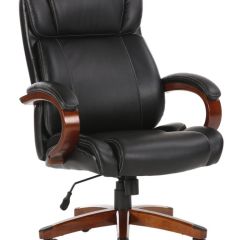 Кресло офисное BRABIX PREMIUM "Magnum EX-701" (дерево, рециклированная кожа, черное) 531827 в Еманжелинске - emanzhelinsk.mebel24.online | фото