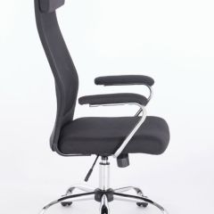 Кресло офисное BRABIX "Flight EX-540" (хром, черное) 531847 в Еманжелинске - emanzhelinsk.mebel24.online | фото 3