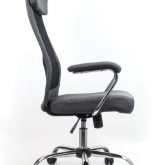 Кресло офисное BRABIX "Flight EX-540" (хром, ткань, сетка, серое) 531848 в Еманжелинске - emanzhelinsk.mebel24.online | фото 3