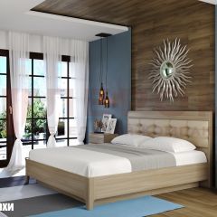 Кровать КР-1074 с мягким изголовьем в Еманжелинске - emanzhelinsk.mebel24.online | фото