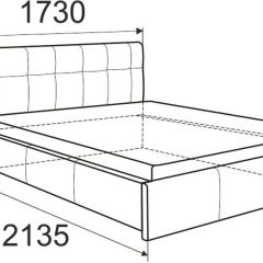 Кровать Изабелла с латами Newtone cacao 1400x2000 в Еманжелинске - emanzhelinsk.mebel24.online | фото 2