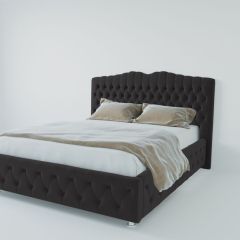 Кровать Нягань с ПМ 2000 (экокожа кольт ч) в Еманжелинске - emanzhelinsk.mebel24.online | фото 2