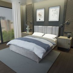 Кровать Верона Решетка+ПМ (1400) *БЕЗ ДНА в Еманжелинске - emanzhelinsk.mebel24.online | фото 1