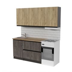 Кухонный гарнитур Адажио макси 1800 мм в Еманжелинске - emanzhelinsk.mebel24.online | фото 4