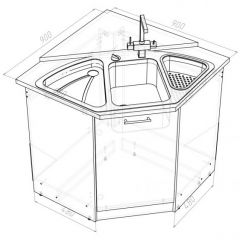 Кухонный гарнитур Лариса оптима 2 1500х1300 мм в Еманжелинске - emanzhelinsk.mebel24.online | фото 15