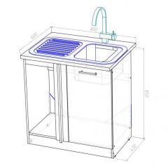 Кухонный гарнитур Лариса прайм 5 2300х1500 мм в Еманжелинске - emanzhelinsk.mebel24.online | фото 20