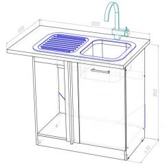 Кухонный гарнитур Лоретта прайм 1200х1400 мм в Еманжелинске - emanzhelinsk.mebel24.online | фото 15