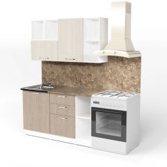 Кухонный гарнитур Ольга медиум 3 1400 мм в Еманжелинске - emanzhelinsk.mebel24.online | фото 3