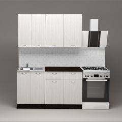 Кухонный гарнитур Полина медиум 1400 в Еманжелинске - emanzhelinsk.mebel24.online | фото 2