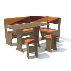 Кухонный уголок Ника-2 жемчужно-фисташковый в Еманжелинске - emanzhelinsk.mebel24.online | фото 2