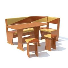 Кухонный уголок Ника-2 жемчужно-фисташковый в Еманжелинске - emanzhelinsk.mebel24.online | фото 3