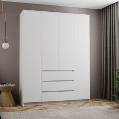 МОРИ МШ 1600.1 Шкаф (белый) в Еманжелинске - emanzhelinsk.mebel24.online | фото