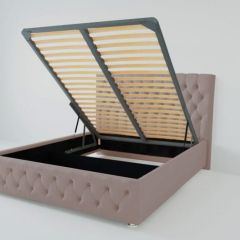 Кровать Версаль с ПМ 1800 (велюр темно-серый) в Еманжелинске - emanzhelinsk.mebel24.online | фото 2