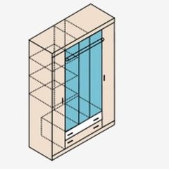 НИКА Н13 Шкаф для одежды в Еманжелинске - emanzhelinsk.mebel24.online | фото 5