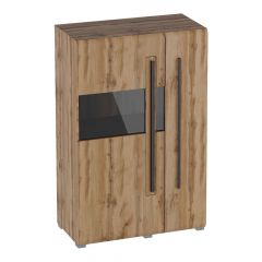 НИЦЦА Гостиная Шкаф-витрина 2 дв в Еманжелинске - emanzhelinsk.mebel24.online | фото