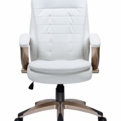 Офисное кресло для руководителей DOBRIN DONALD LMR-106B белый в Еманжелинске - emanzhelinsk.mebel24.online | фото