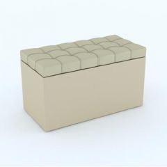 Пуф КВАДРО тип 2 Бежевый в Еманжелинске - emanzhelinsk.mebel24.online | фото