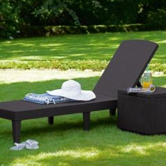 Шезлонг Джайпур (Jaipur Sun lounger) виски-коричневый в Еманжелинске - emanzhelinsk.mebel24.online | фото 2