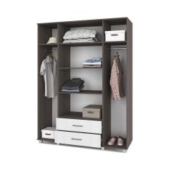 ЕВА Шкаф 4-х дверный Е43 в Еманжелинске - emanzhelinsk.mebel24.online | фото 2
