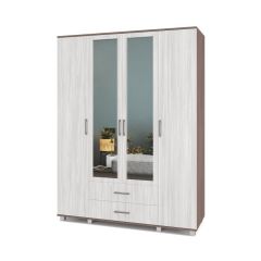 ЕВА Шкаф 4-х дверный Е43 в Еманжелинске - emanzhelinsk.mebel24.online | фото 9