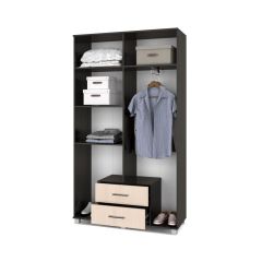 КАРИНА Шкаф 4-х дверный К43 в Еманжелинске - emanzhelinsk.mebel24.online | фото 4