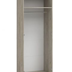 Шкаф Эмма (Дуб Крафт серый/белый) в Еманжелинске - emanzhelinsk.mebel24.online | фото 2