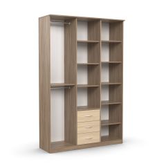 Шкаф комбинированный Дуэт Люкс с зеркалом в Еманжелинске - emanzhelinsk.mebel24.online | фото 5