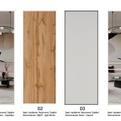 Шкаф-купе 1400 серии SOFT D1+D3+B2+PL1 (2 ящика+1штанга) профиль «Графит» в Еманжелинске - emanzhelinsk.mebel24.online | фото 9