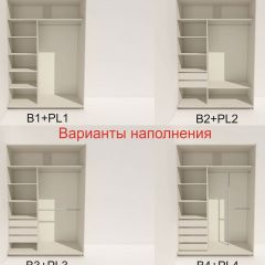 Шкаф-купе 1400 серии SOFT D6+D4+B2+PL2 (2 ящика+1штанга+1 полка) профиль «Капучино» в Еманжелинске - emanzhelinsk.mebel24.online | фото 7