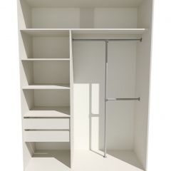 Шкаф-купе 1400 серии SOFT D8+D2+B2+PL4 (2 ящика+F обр.штанга) профиль «Капучино» в Еманжелинске - emanzhelinsk.mebel24.online | фото 2