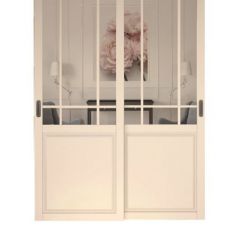 Шкаф-купе 1500 серии NEW CLASSIC K2+K2+B2+PL2(2 ящика+1 штанга+1 полка) профиль «Капучино» в Еманжелинске - emanzhelinsk.mebel24.online | фото 14