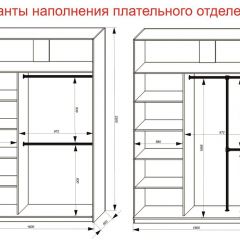 Шкаф-купе 1600 серии SOFT D6+D4+B2+PL2 (2 ящика+1штанга+1 полка) профиль «Капучино» в Еманжелинске - emanzhelinsk.mebel24.online | фото 9